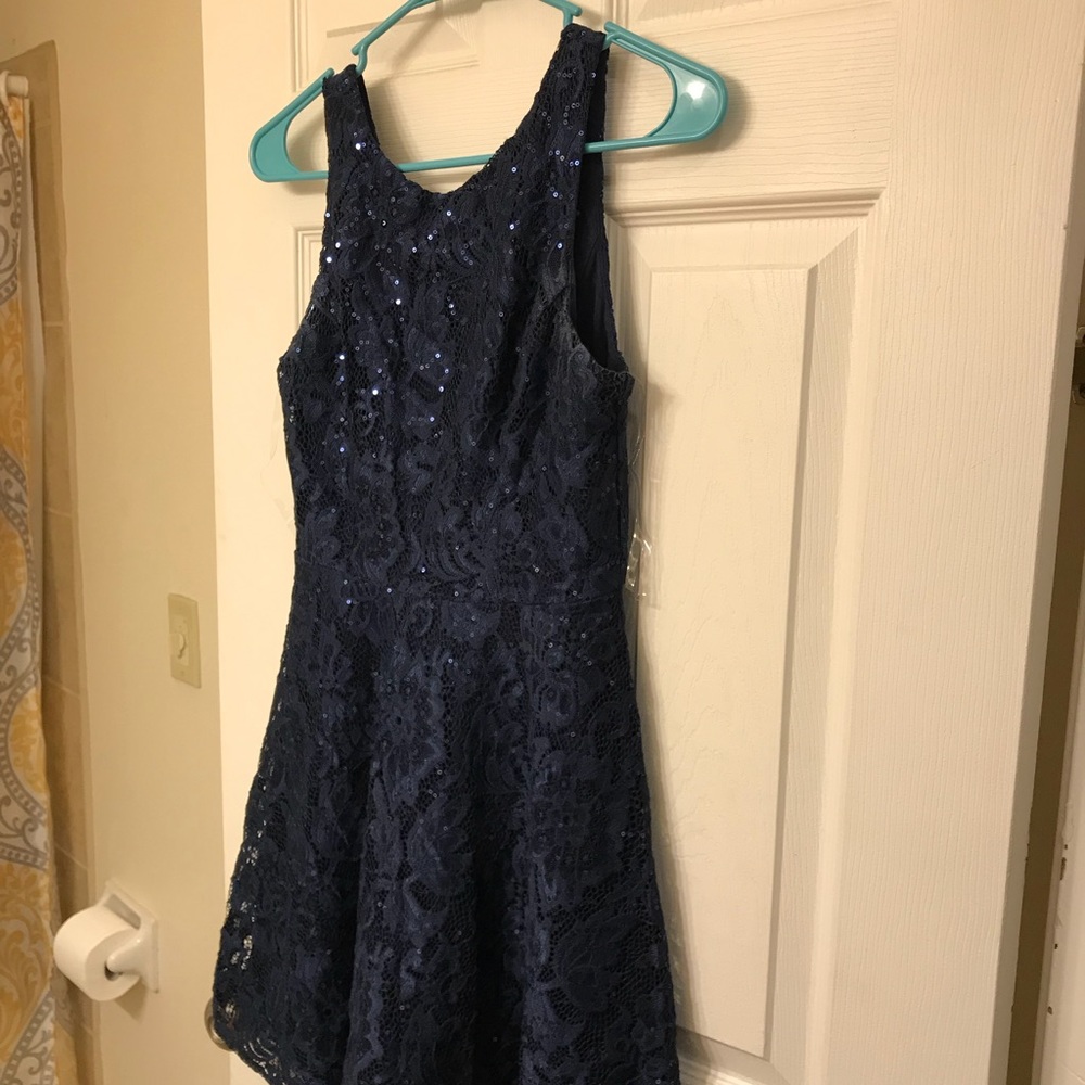 Blue dress